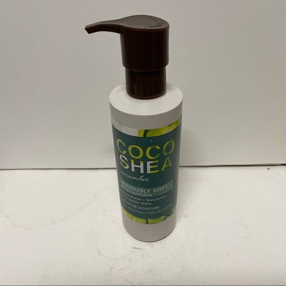 Bath and Body Works Lotion Coco Shea Cucumber 7.8 OZ Seriously Soft HTF - Picture 1 of 3